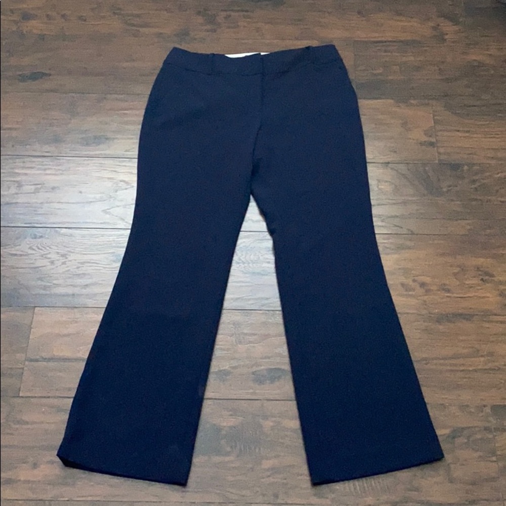 Navy Blue Boot Cut Dress Pants